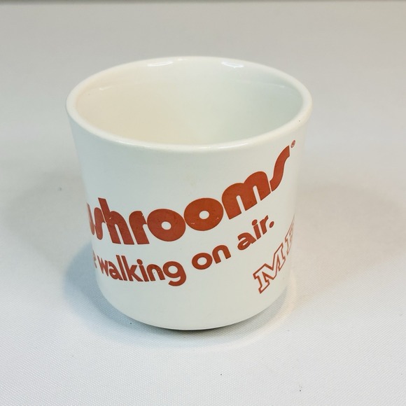 Vintage Mushrooms "Like Walking on Air" Coffee Mug Mervyn's Shrooms - Picture 3 of 7